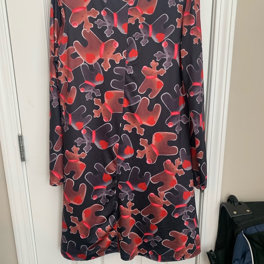Colorful Abstract Pattern Dress - Picture 2 of 3